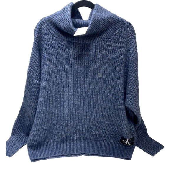 Calvin Klein Women’s Large Blue Sweater - Brand New - Picture 1 of 11